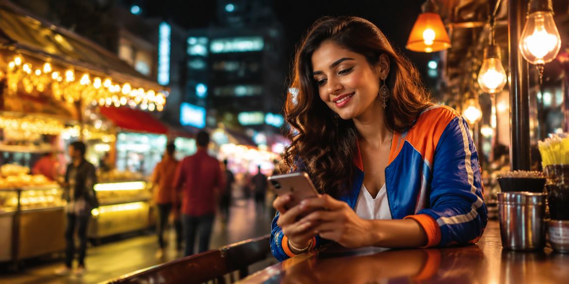 Indian Teen Patti gaming table on mobile